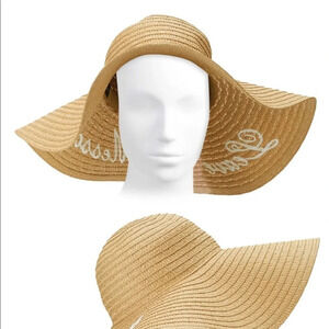Marcus Adler Leave A Message Woven Sun Hat NWT